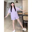 Set Đồ Ngủ Nữ, Bộ Pyjama Kẻ Caro Nhiều Màu Phong Cách Hàn Quốc Chất Xốp Mịn Mát