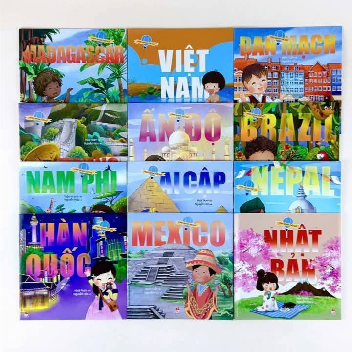 Ảnh Sách - Vòng quanh thế giới (Trọn bộ 40 cuốn - Kim Đồng) 1