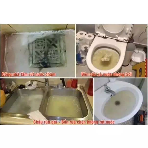 Sản Phẩm Hỗ Trợ Làm Sạch Tắc Nghẽn Bồn Cầu, Đường Ống - Làm Sạch Khử Mùi Hôi Hiệu Qủa 2025
