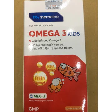 omega 3 kids (trẻ thị lực giảm, bị cận thị, bổ sung omega 3 hỗ trợ phát triển não bộ, cải thiện thị lực