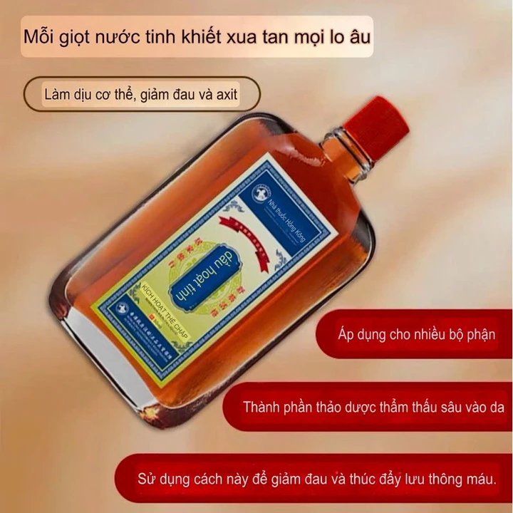 Dầu Xoa Bóp Tinh Dầu HONGKONG giảm đau nhức xương khớp 50ml – 5