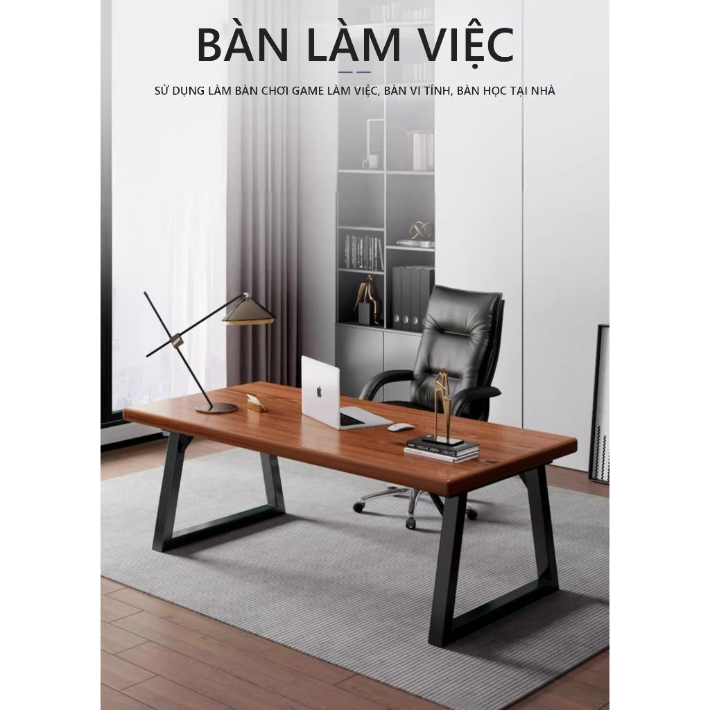 Ảnh Bàn làm việc bàn gaming đa năng mặt bàn dày 30mm khung thép chống ghỉ phủ sơn tĩnh điện thương hiệu IGA - GM121 2
