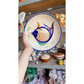 Dĩa Gốm Cao Cấp Vẽ Tay Sâu Lòng Kích Thước 22cm Nhiều Mẫu Xinh - Gốm Xưa Lái Thiêu Cho Người Hoài Niệm
