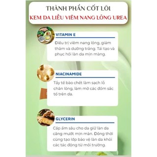 Combo 2 Kem Bôi Viêm Nang Lông UREA 200ml, Kem Bôi Da UREA hỗ trợ đào thải bít tắc lỗ chân lông, làm sạch sâu, cấp ẩm