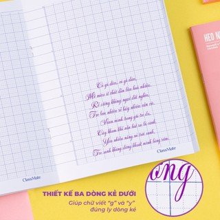 Tập Học Sinh Miền Nam 120GSM Classmate Vở 4 Ô Ly A5 Không Thấm Mực Sang Trang Sau Vở 5 Ô Li 2x2mm Vở Học Sinh