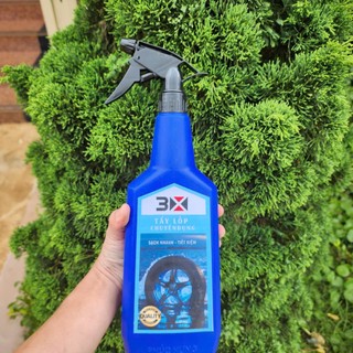Tẩy Lốp Chuyên Dụng 3X Clean 1000ml - Loại Bỏ Dầu Mỡ, Bùn Đất & Bụi Bẩn