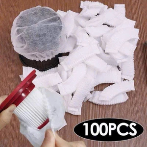Gói 100 màng bọc lọc bụi máy hút bụi, vải không dệt ngăn bụi bẩn hiệu quả