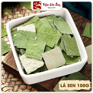Lá sen khô 100g, trà lá sen, hỗ trợ giảm mỡ máu, kiểm soát cân nặng, ổn định huyết áp, ngủ ngon
