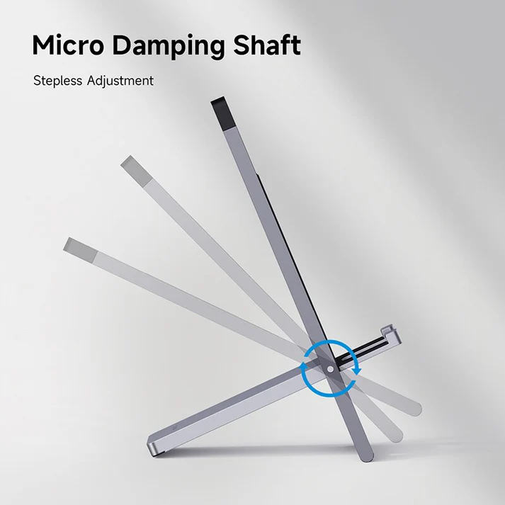 HAGIBIS Giá đỡ điện thoại đa năng 5-in-1 hợp kim nhôm Aluminum, mỏng gọn 5mm, bỏ túi tiện ích - ZZ4