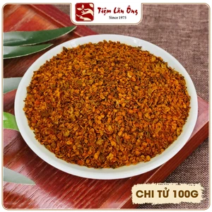 Chi tử 100g, hạt dành dành, tạo màu tự nhiên cho món ăn, dùng nấu xôi, làm bánh, thạch