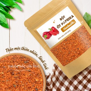 Bột ớt ngọt Paprika 100g, ớt cựa gà Paprika không cay, màu đỏ tự nhiên dùng làm khô bò, kim chi