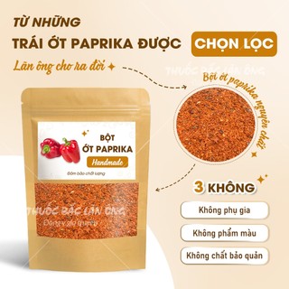 Bột ớt ngọt Paprika 100g, ớt cựa gà Paprika không cay, màu đỏ tự nhiên dùng làm khô bò, kim chi