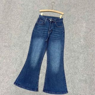 Quần jean bigsize nữ ống loe quốc dân,cạp cao tôn dáng basic dễ phôi đồ vải dày dặn, co giãn thoải mái - Q545