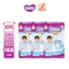 Combo 3 tã dán Bobby S80/M76/L68/XL62/XXL56 mới- Lõi nén cotton-soft 3mm