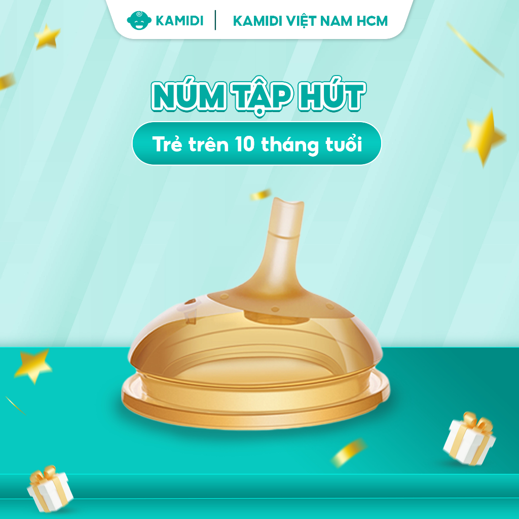 Núm Ti Thay Thế Bình Sữa Kamidi Gen 1 Chất Liệu Silicone