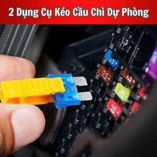 Hộp Cầu Chì Ô Tô, Xe Máy 272 Chiếc Các Loại Từ 2A Đến 40A – Tặng Gắp Nhựa Rút Cầu Chì