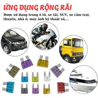 Hộp Cầu Chì Ô Tô, Xe Máy 272 Chiếc Các Loại Từ 2A Đến 40A – Tặng Gắp Nhựa Rút Cầu Chì