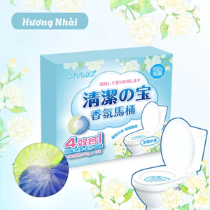 Viên Thả Bồn Cầu 2in1 Công Nghệ Kép Làm Sạch Bồn Cầu Tẩy Mảng Bám, Hương Thơm Dịu Nhẹ Khử Mùi Hôi