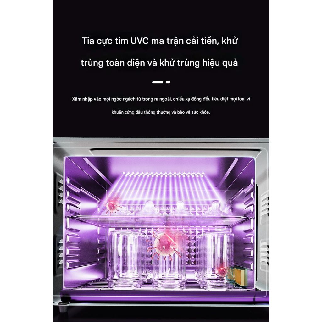 Máy sấy khô khử trùng 24 Lít FUJIHOME DD24, Tủ sấy tiệt trùng đa năng tiết kiệm điện Nhập Khẩu UV Ozone