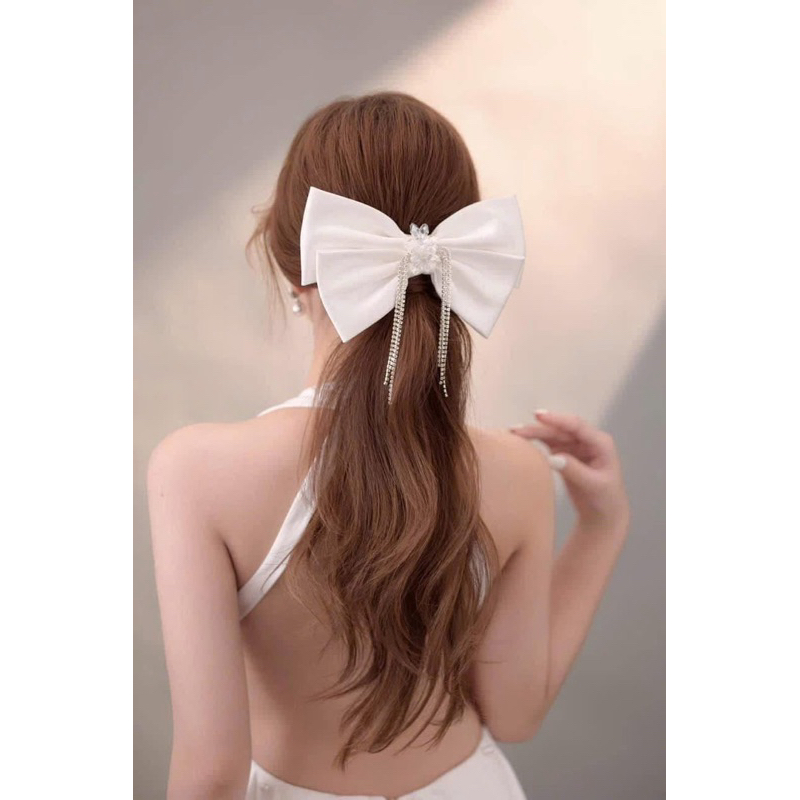 🎀🎀🎀Kẹp nơ cài tóc cô dâu