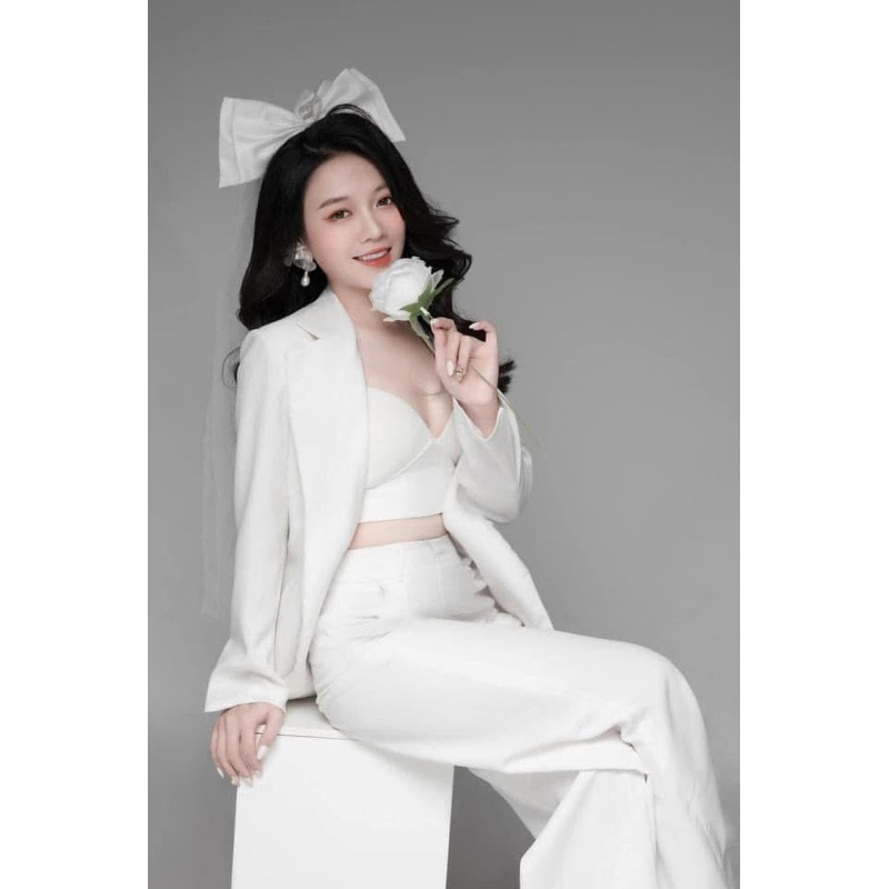 🎀🎀🎀Kẹp nơ cài tóc cô dâu