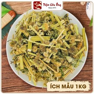 Ích mẫu sấy khô 1kg, trà ích mẫu, hỗ trợ bổ huyết, điều kinh, giảm đau bụng kinh
