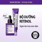 Bộ Tinh chất dưỡng + Kem dưỡng mắt SOME BY MI Retinol 0.1% 30ml Tím Chống Lão Hóa, Cải Thiện Nếp Nhăn, Sáng Da — ảnh 1