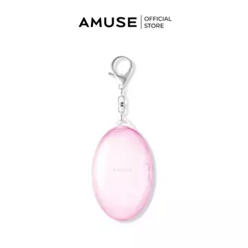 (Gift)Son Thạch Bóng Thuần Chay Amuse Jel-Fit Tint 1.3g (màu 01 Boksoonga Jelly) + móc khóa + túi đựng trang điểm