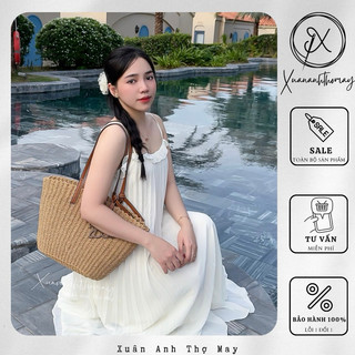 Váy 2 dây maxi dập ly - Xuananhthomay