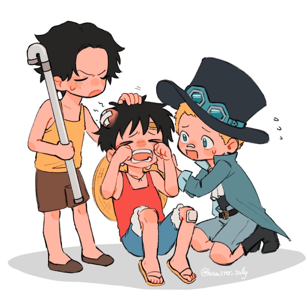 (3cm) Mô hình standee ONE PIECE ver BABY in hình Đảo hải tặc anime chibi mica trong acrylic quà tặng dễ thương