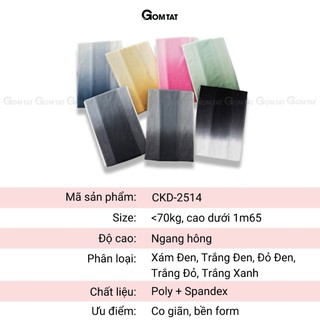 [FLASHSALE] Quần tất che khuyết điểm chân GOMTAT đổi màu cá tính, tất quần nữ poly siêu dai thon chân - CKD-2514