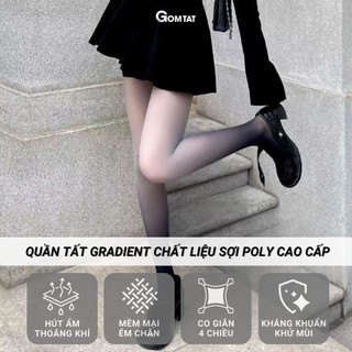 [FLASHSALE] Quần tất che khuyết điểm chân GOMTAT đổi màu cá tính, tất quần nữ poly siêu dai thon chân - CKD-2514