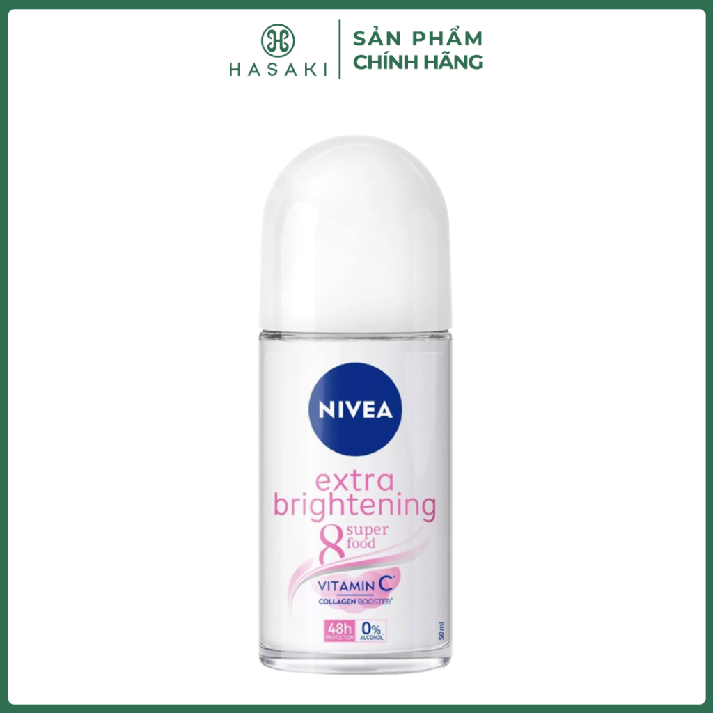 Lăn Khử Mùi Nivea Extra Brightening Sáng Mịn Tối Ưu 50ml