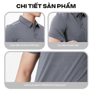 Áo Polo Thể Thao Nam Mentoris, Chất Liệu Coolmax Thấm Hút Tốt, Basic Co Giãn 4 Chiều MPL01