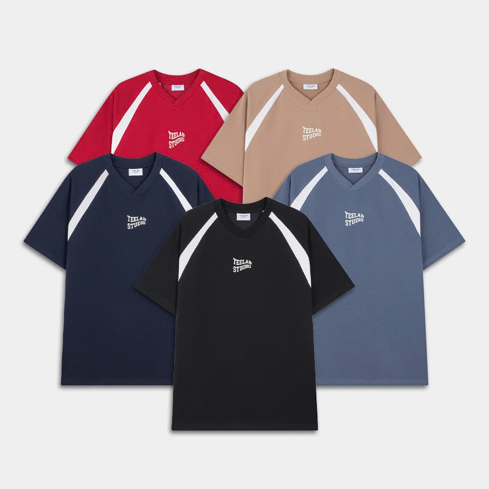 Ảnh Áo Thun Teelab Zaptron Original Form Rộng 5 Màu Hot Trend Unisex Local Brand TS318 1