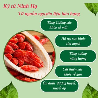 Combo Táo đỏ nhược khương Wakamono Organic 200 - 220 quả/kg, kỷ tử Ninh Hạ.