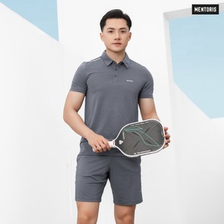 Combo 2 Áo Polo Thun Lạnh Nam Mentoris, Áo Thun Thể Thao, Vải Mềm Mát, Co Giãn Tốt, CB2MPL01