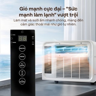 Máy điều hòa mini di động thông minh Fujihome PAC03 Tích hợp Làm lạnh , hút ẩm , quạt mát, sưởi