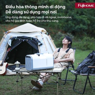 Máy điều hòa mini di động thông minh Fujihome PAC04 thiết kế nhỏ gọn, dễ dàng di chuyển, đa dụng