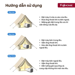 Máy điều hòa mini di động thông minh Fujihome PAC04 thiết kế nhỏ gọn, dễ dàng di chuyển, đa dụng