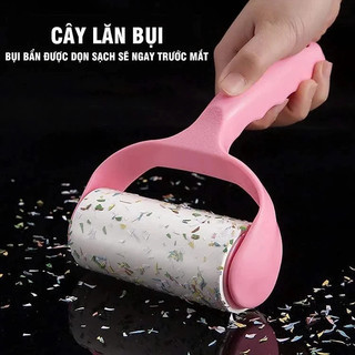 Bộ Cây Lăn Bụi Đa Năng Cầm Tay Làm Sạch Quần Áo, Chăn Màn, Ga Giường, Sofa