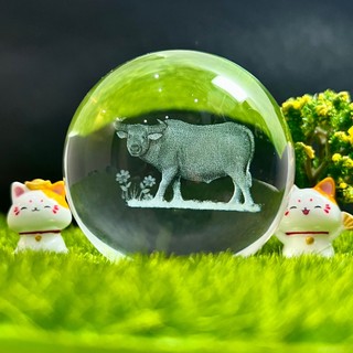 Cầu Pha Lê 3D (Đường kính 8cm, chỉ mình cầu)