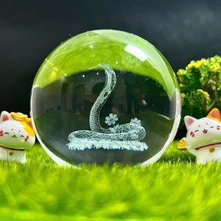 Cầu Pha Lê 3D (Đường kính 8cm, chỉ mình cầu)