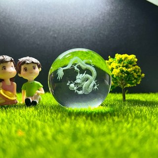 Cầu Pha Lê 3D (Đường kính 8cm, chỉ mình cầu)