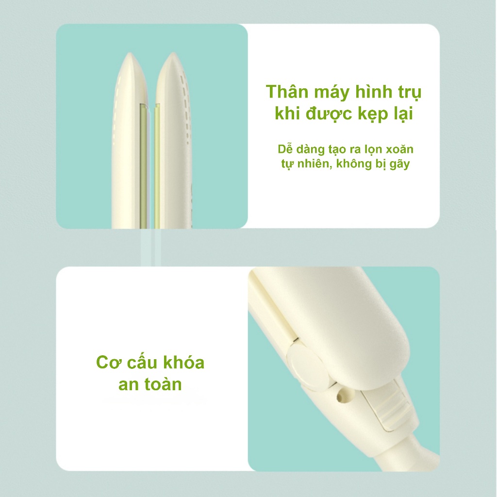 Máy duỗi tóc ép tóc uốn tóc NEVAKI SVEY bổ sung Ion âm, dưỡng tóc mềm mượt, màn hình LED điều chỉnh nhiệt độ tiện lợi