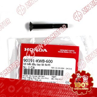 Kẹp Cao Su, Ốc, Lõi Bắt Gù Tay Lái Wave RSX 2019 2020 2021 2022 2023 53105-KWW-640, 53125-KWW-640 Chính Hãng - ZZM