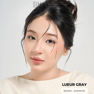 SIHY – Kính áp tròng, Lens [CẬN] Lueur màu xám trong trẻo, độ mắt 0-10 độ, chính hãng Hàn Quốc