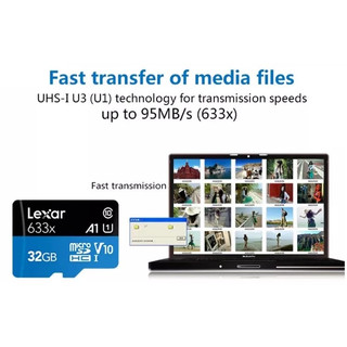 Thẻ nhớ Lexar A1 100MB BLUE | Thẻ Nhớ Cho Camera, Flycam, Điện Thoại | Chính Hãng BH 5 Năm