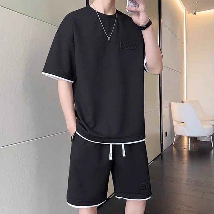 Ảnh Bộ Thể Thao Nam Nữ Dập Nổi BBDX NAD.Đồ Bộ Thể Thao Unisex Chất Tổ Ong Thấm Hút Mồ Hôi Thoáng Mát 3