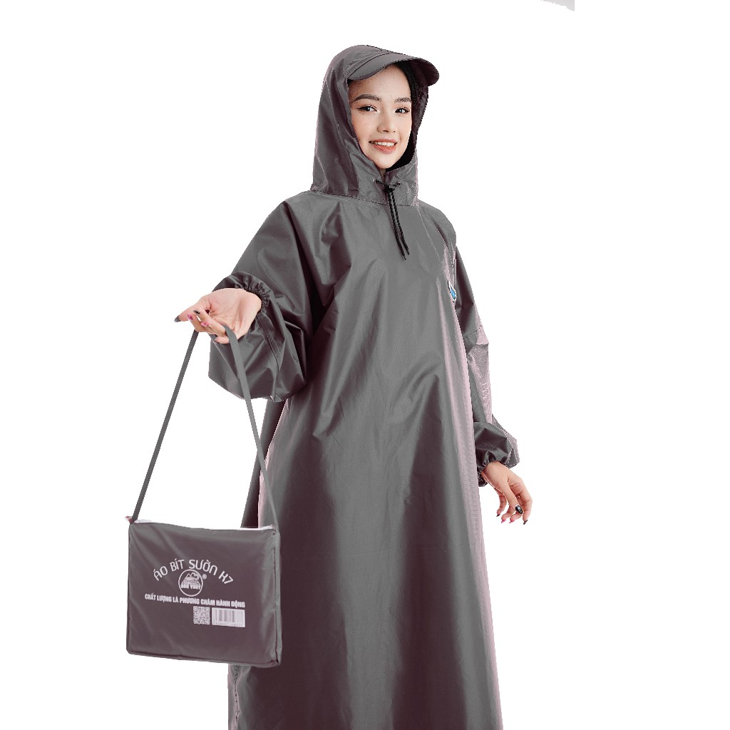 Áo mưa bít kín Sơn Thủy - áo mưa có tay vải dù vân tổ ong siêu nhẹ K7B ST3 | BigBuy360 - bigbuy360.vn